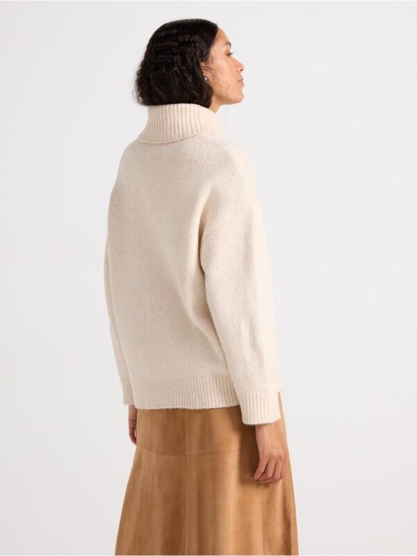 Knitted roll neck jumper - 3004483-2659