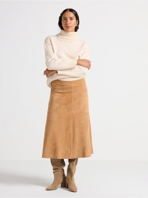 Knitted roll neck jumper - 3004483-2659