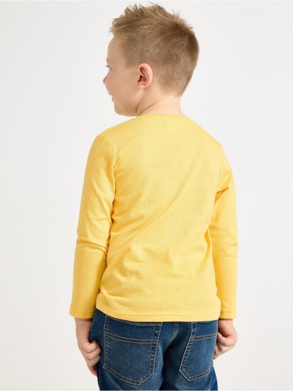 Long-sleeved top with dinosaur - 3004506-4087