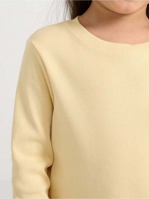 Ribbed long-sleeved top - 3004580-1877