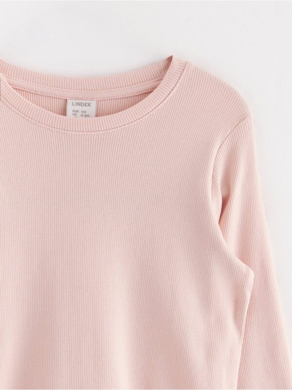 Ribbed long-sleeved top - 3004580-7491