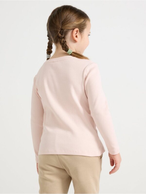 Ribbed long-sleeved top - 3004580-7491