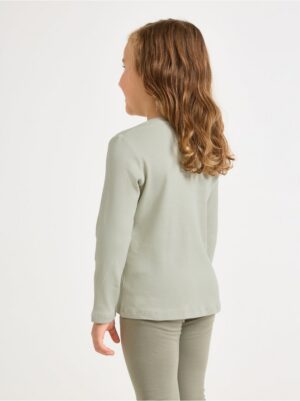 Ribbed long-sleeved top - 3004580-8884