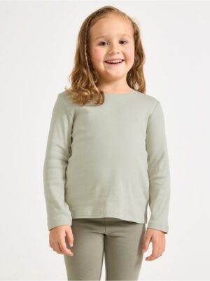 Ribbed long-sleeved top - 3004580-8884