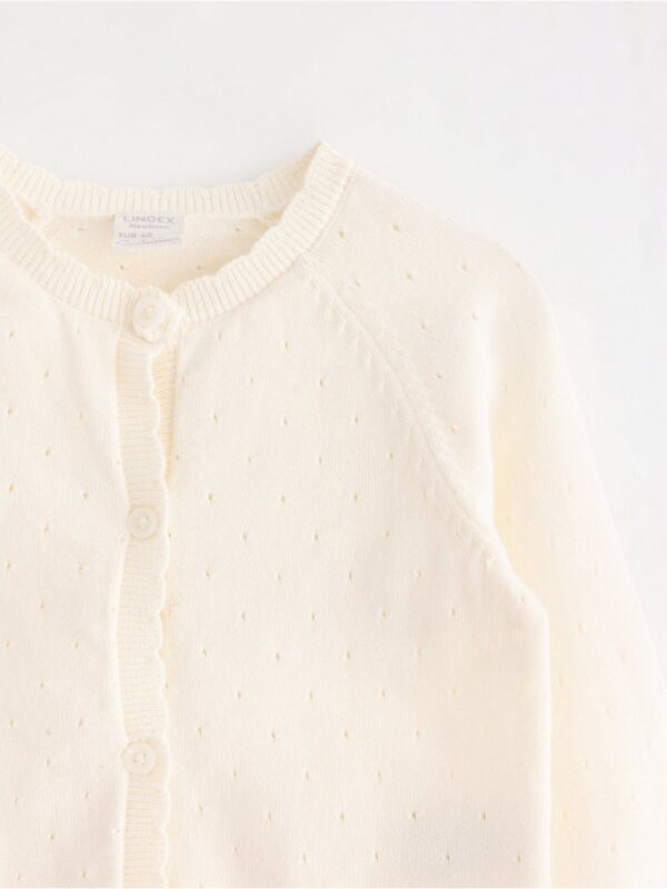Pattern-knit cardigan - 3004629-325