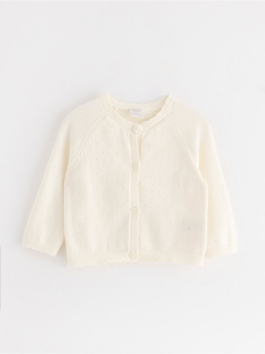 Dzemper – Pattern-knit cardigan