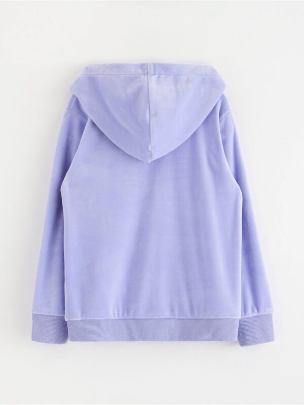 Hoodie in velour - 3004736-1338