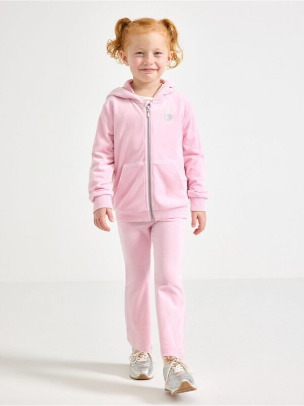 Hoodie in velour - 3004736-3679