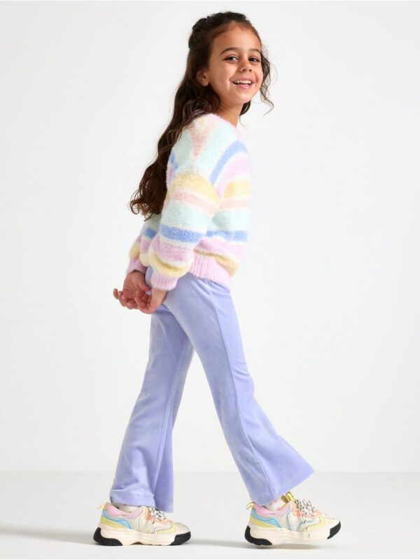 Jumper in feather yarn - 3004743-3679