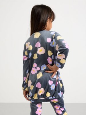 Long top in velour - 3004747-2498
