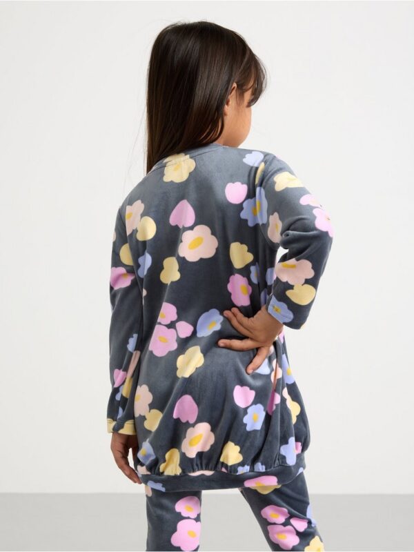Long top in velour - 3004747-2498