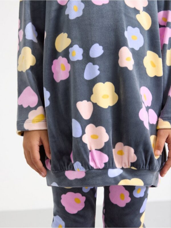 Long top in velour - 3004747-2498