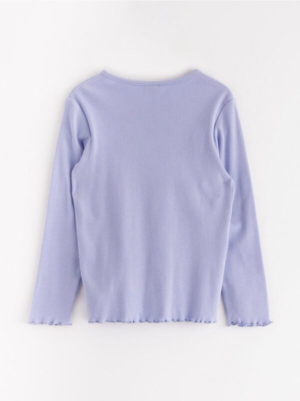 Long-sleeved ribbed top - 3004750-1338