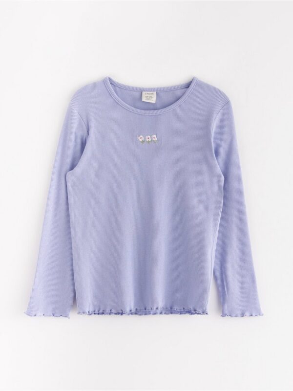 Long-sleeved ribbed top - 3004750-1338