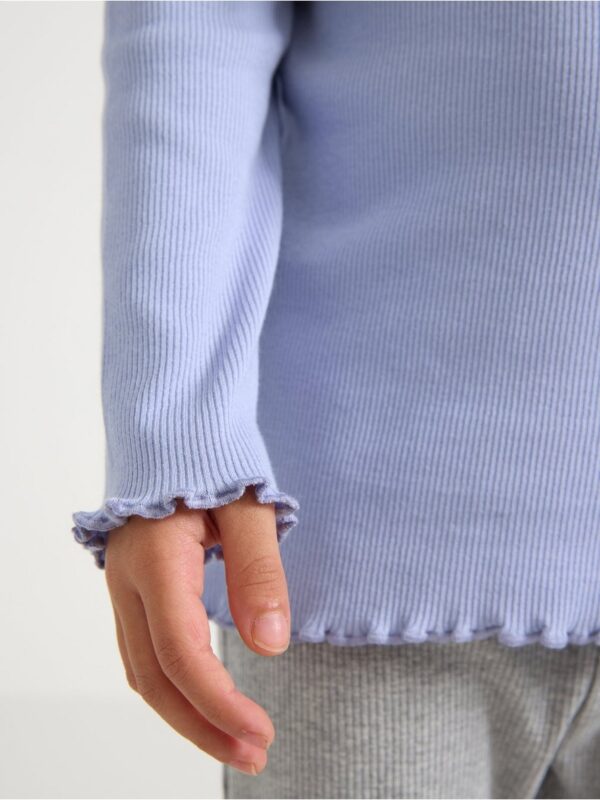 Long-sleeved ribbed top - 3004750-1338