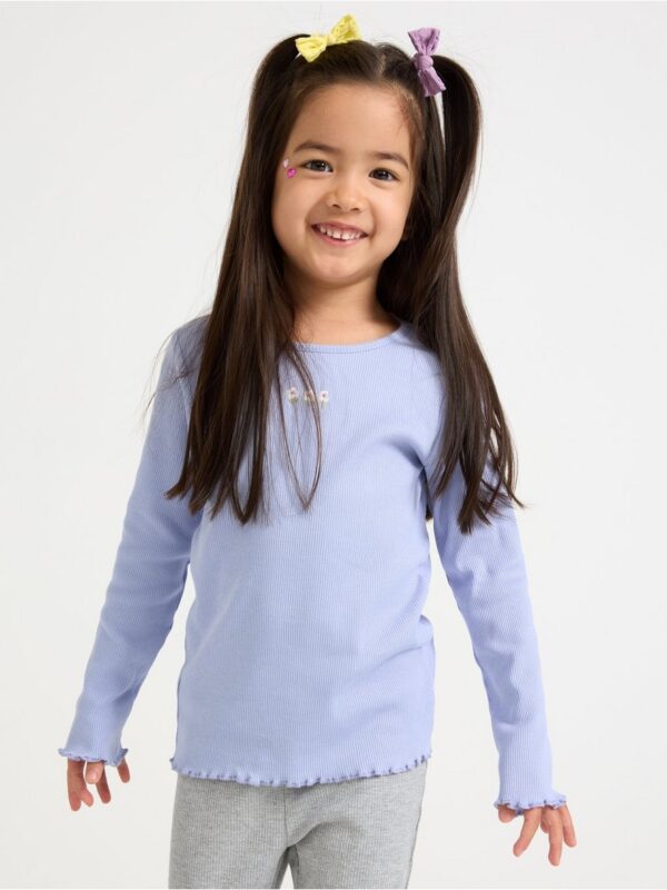 Long-sleeved ribbed top - 3004750-1338
