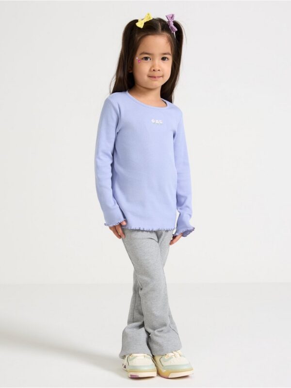 Long-sleeved ribbed top - 3004750-1338