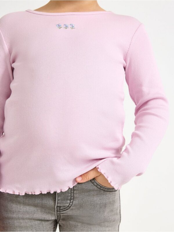 Long-sleeved ribbed top - 3004750-683