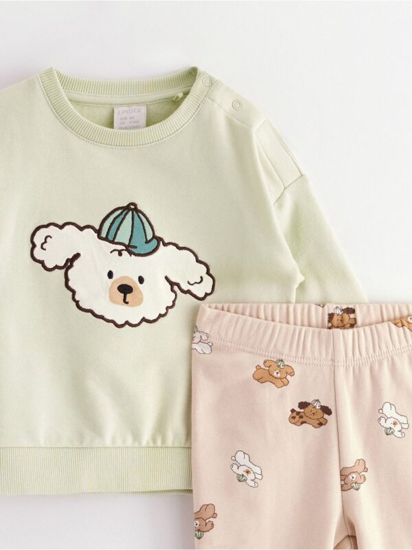 Set - sweatshirt and leggings - 3004762-1160