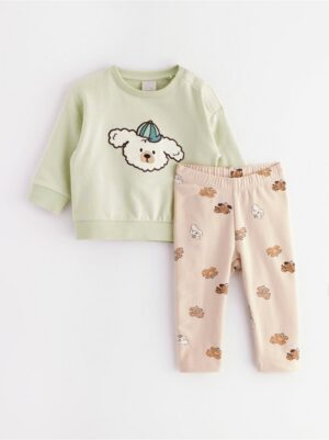 Set - sweatshirt and leggings - 3004762-1160
