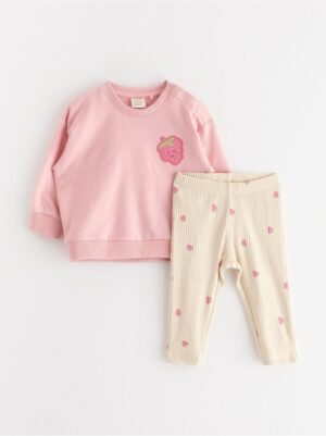 Set - sweatshirt and leggings - 3005008-7955