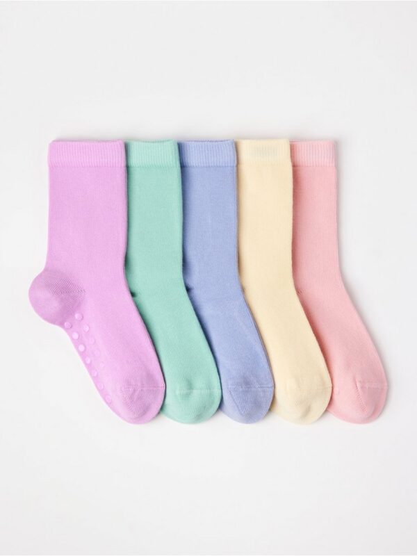 5-pack  socks with anti-slip - 3005341-7955