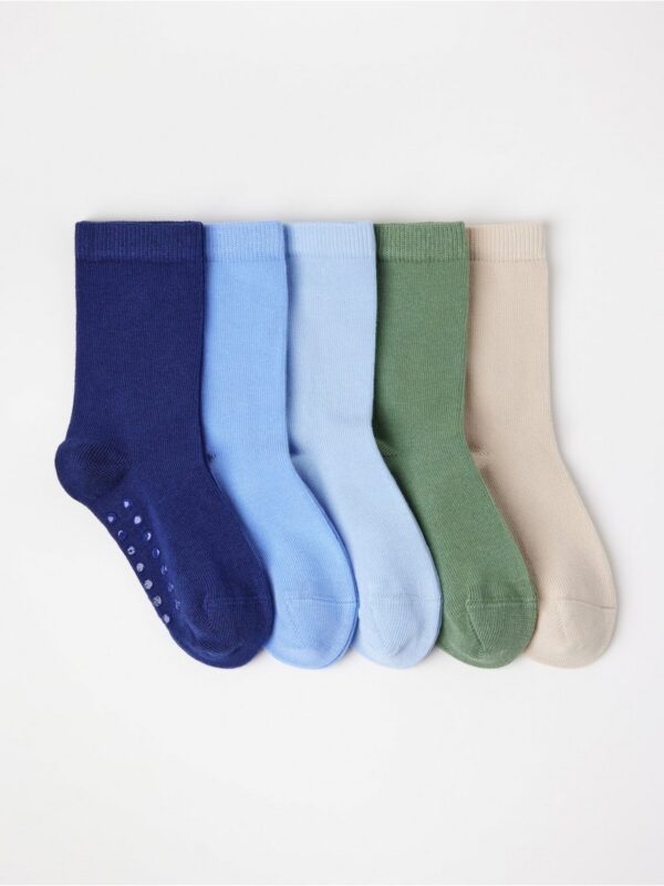 5-pack  socks with anti-slip - 3005342-7339