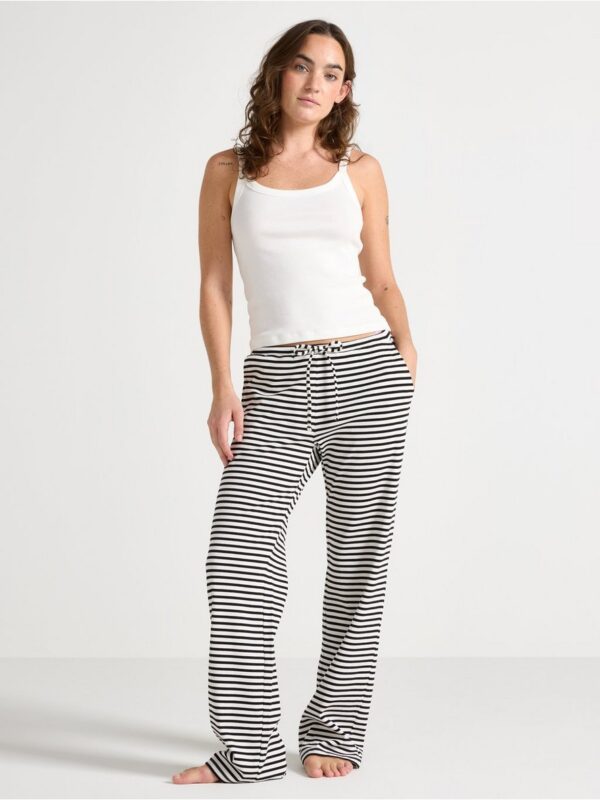 Ribbed pyjama trousers - 3005352-300