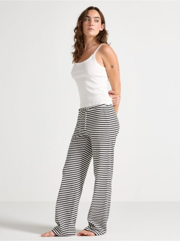 Ribbed pyjama trousers - 3005352-300
