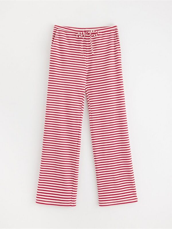 Ribbed pyjama trousers - 3005352-7251