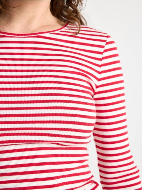 Ribbed pyjama top - 3005951-7251