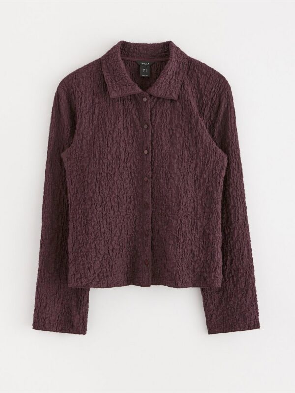 Shirt in jersey  with texture - 3006382-8596