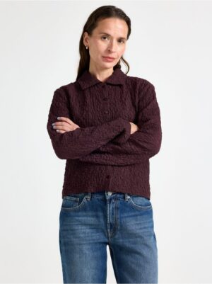 Shirt in jersey  with texture - 3006382-8596