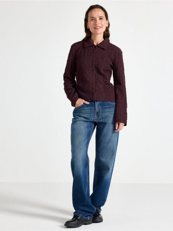 Shirt in jersey  with texture - 3006382-8596