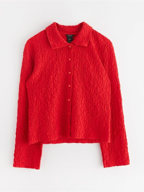 Shirt in jersey  with texture - 3006382-9873