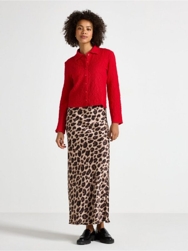 Shirt in jersey  with texture - 3006382-9873