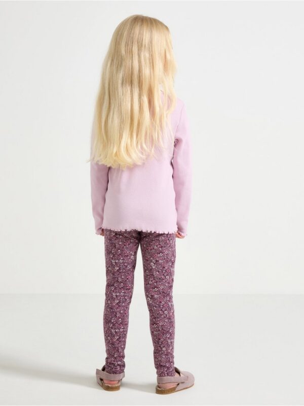 Leggings with brushed inside - 3006439-9438
