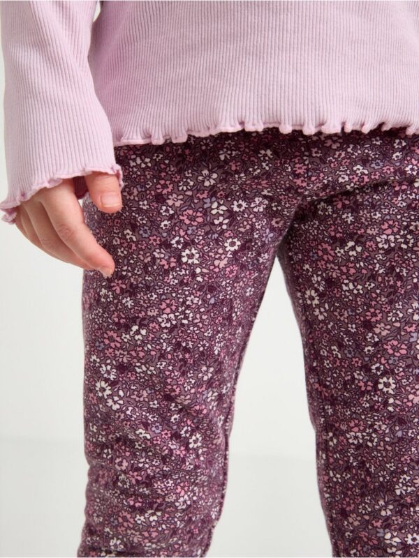 Leggings with brushed inside - 3006439-9438
