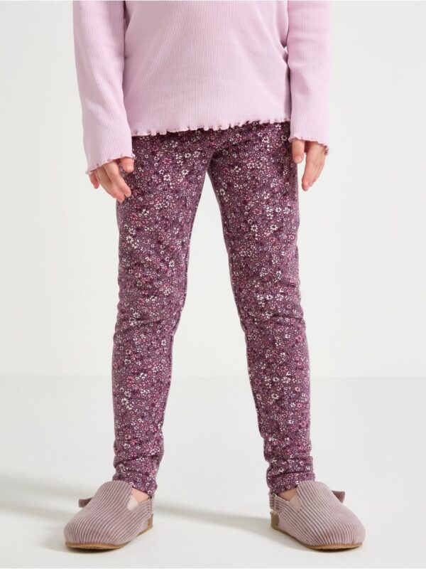 Leggings with brushed inside - 3006439-9438