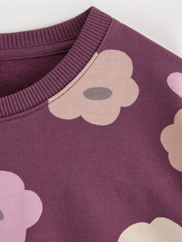 Sweatshirt with brushed inside - 3006440-9439
