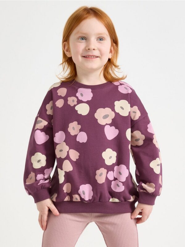 Sweatshirt with brushed inside - 3006440-9439