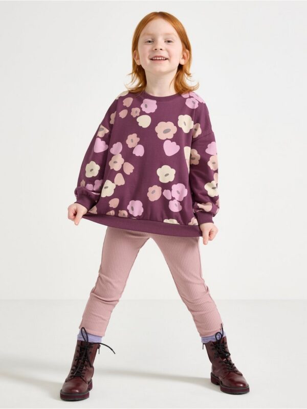 Sweatshirt with brushed inside - 3006440-9439