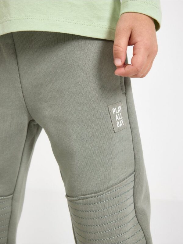 Joggers with reinforced knees - 7901099-2336