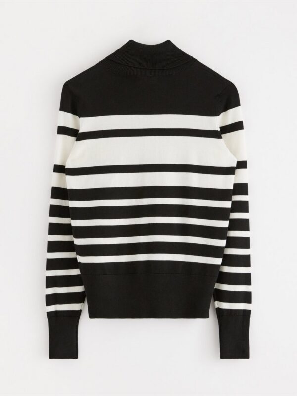 Fine-knit roll neck top - 8385452-7488