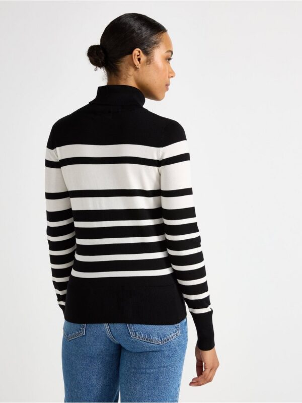 Fine-knit roll neck top - 8385452-7488