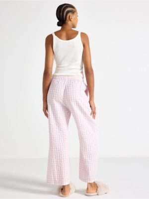 Pyjama trousers in seersucker - 8579929-7249