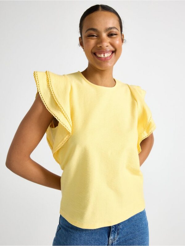 Top with flounces - 8619321-6730