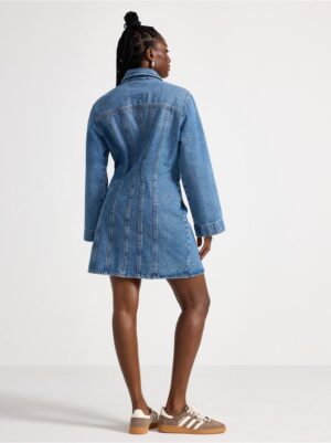 Mini dress in denim - 3001515-791