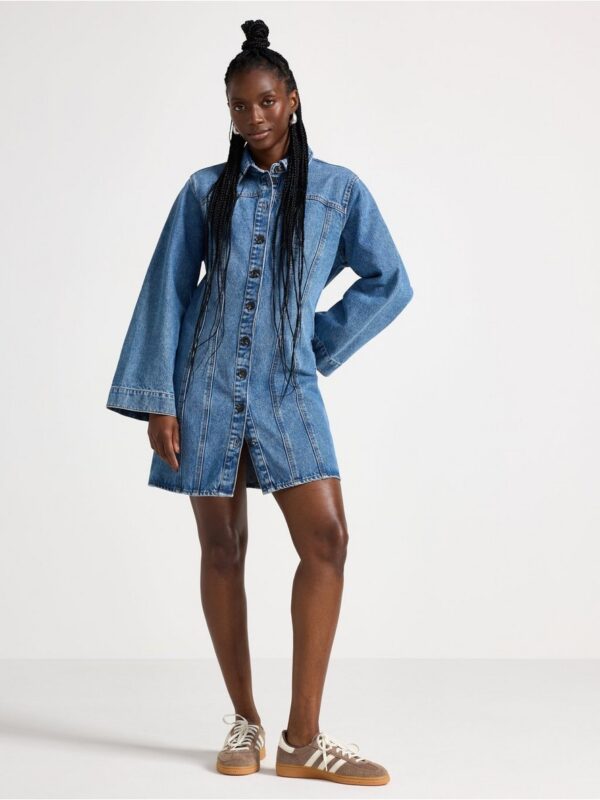 Mini dress in denim - 3001515-791