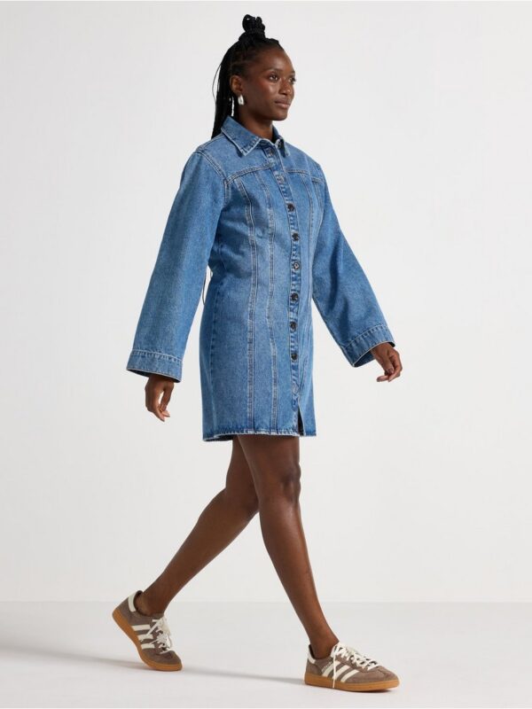 Mini dress in denim - 3001515-791